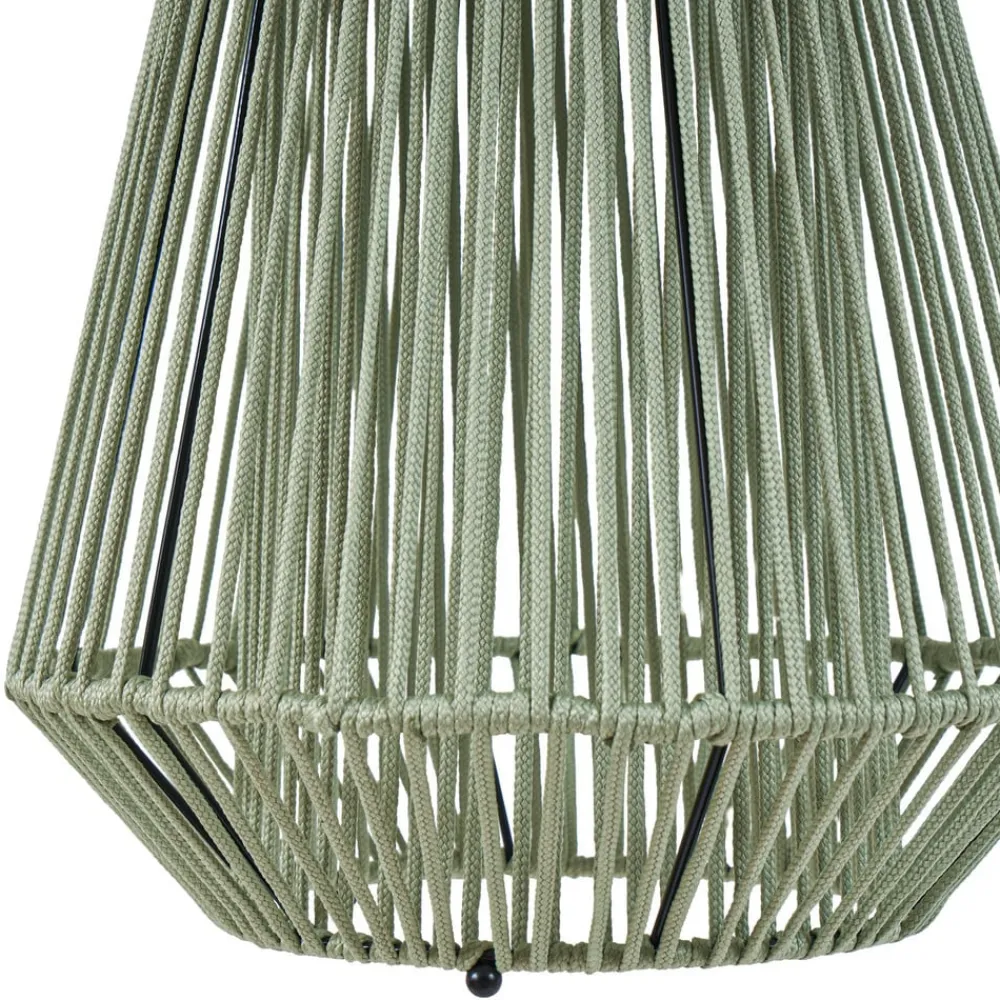 Udendørs Pendellamper|Solcellelamper ^ Lindby LED-solcellelampe Austas, grøn, Ø 32 cm, USB, IP54