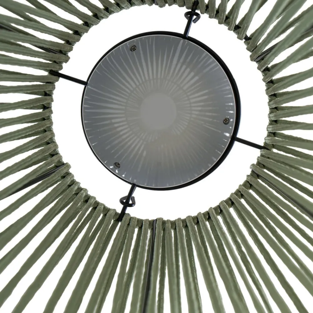 Udendørs Pendellamper|Solcellelamper ^ Lindby LED-solcellelampe Austas, grøn, Ø 32 cm, USB, IP54