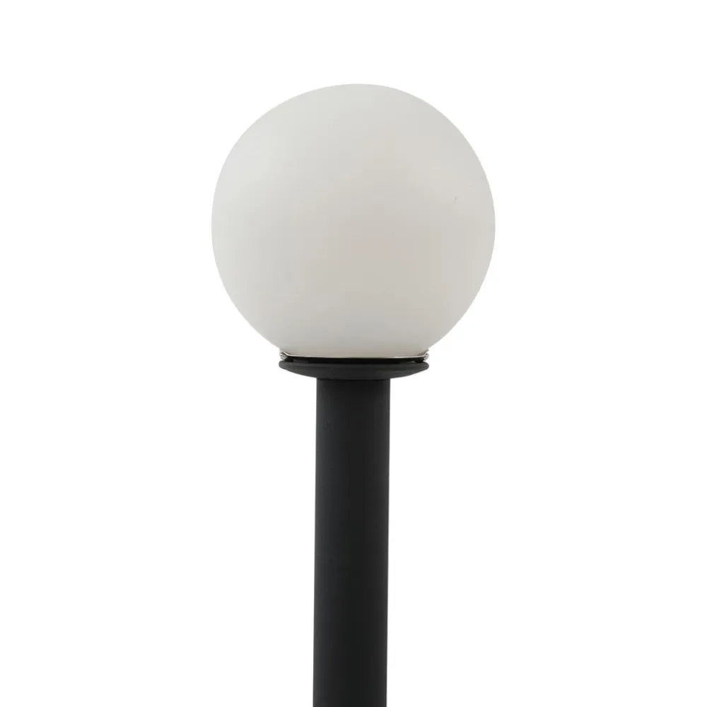 Lindby Solcellelamper|Udendørs Spot > LED-solcellelampe Freydis, sæt med 5, sort, 2.000 K
