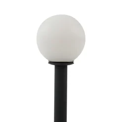 Lindby Dekorationsbelysning|Solcellelamper > LED-solcellelampe Freydis, sæt med 3, sort, 2.000 K