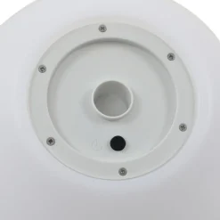 Lindby Dekorationsbelysning|Solcellelamper > LED-solcellelampe Lago, Ø 25 cm, kugle, jordspyd, hvid