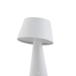 Solcellelamper ^ Lindby LED-solcellelampe Lirinor, hvid, plast, Ø 13 cm
