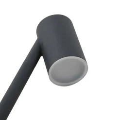 Dekorationsbelysning|Solcellelamper ^ Lindby LED-solcellelampe Myric, sort, aluminium, 3.000 K