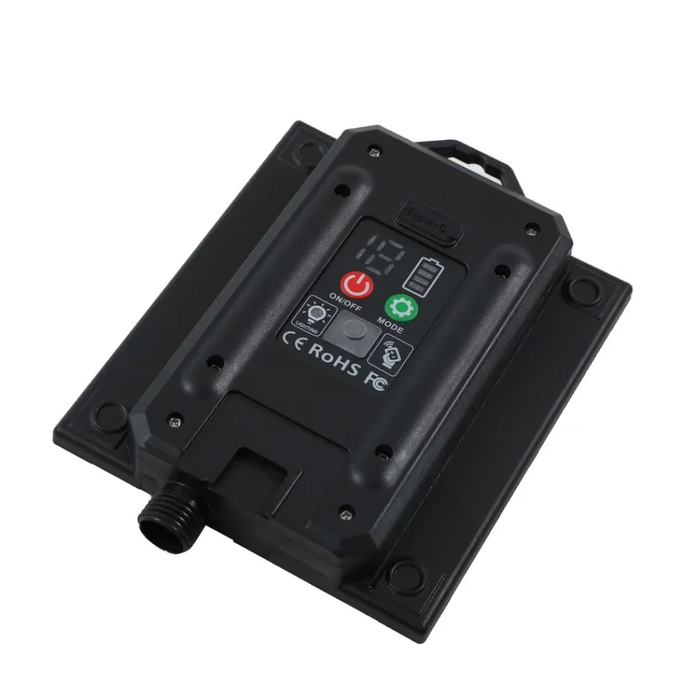 Lindby Dekorationsbelysning > LED-solcellelampe Myric, sæt med 3, sort, aluminium, 3.000K