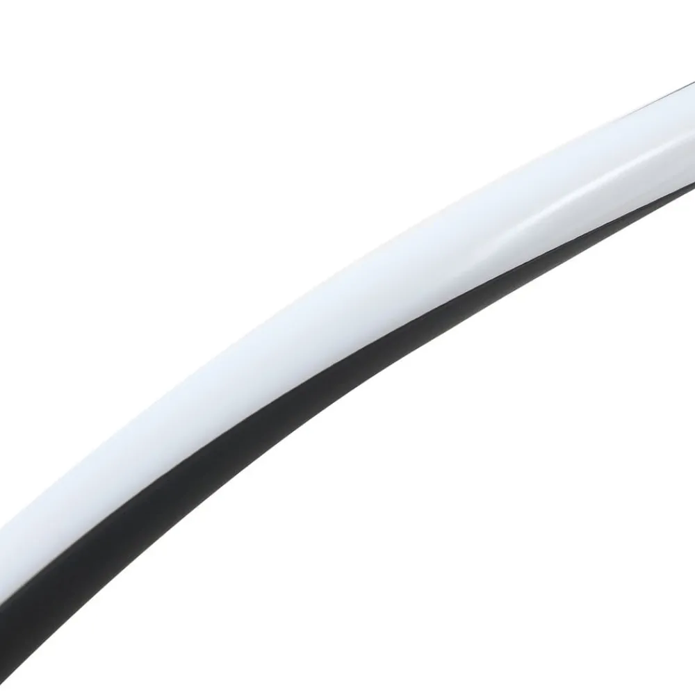 Lindby Solcellelamper|Udendørs Spot > LED-solcellelampe Sabriel, buet, sort, aluminium, 3000K