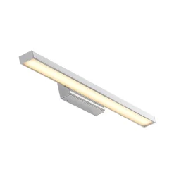 Lindby Væg- Og Spejllamper|Væglamper > LED-spejllampe Alenia, 60 cm, krom, aluminium, IP44