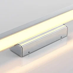 Lindby Væg- Og Spejllamper|Væglamper > LED-spejllampe Alenia, 60 cm, krom, aluminium, IP44
