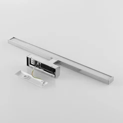 Lindby Væglamper > LED-spejllampe Jukka, 60 cm, krom, metal, IP44