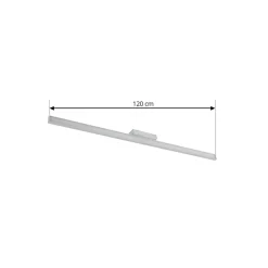 Lindby Væg- Og Spejllamper|Væglamper > LED-spejllampe til badeværelset Alenia, 120 cm, IP44, grå