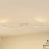Lindby Loftlamper|Spotlights > LED-spotlight Eldrin, hvid, 6 lyskilder, lysliste