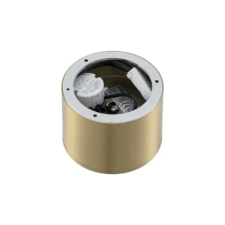 Lindby Loftlamper|Spotlights > LED-spotlight Nivoria, Ø 12 cm, guldfarvet, metal