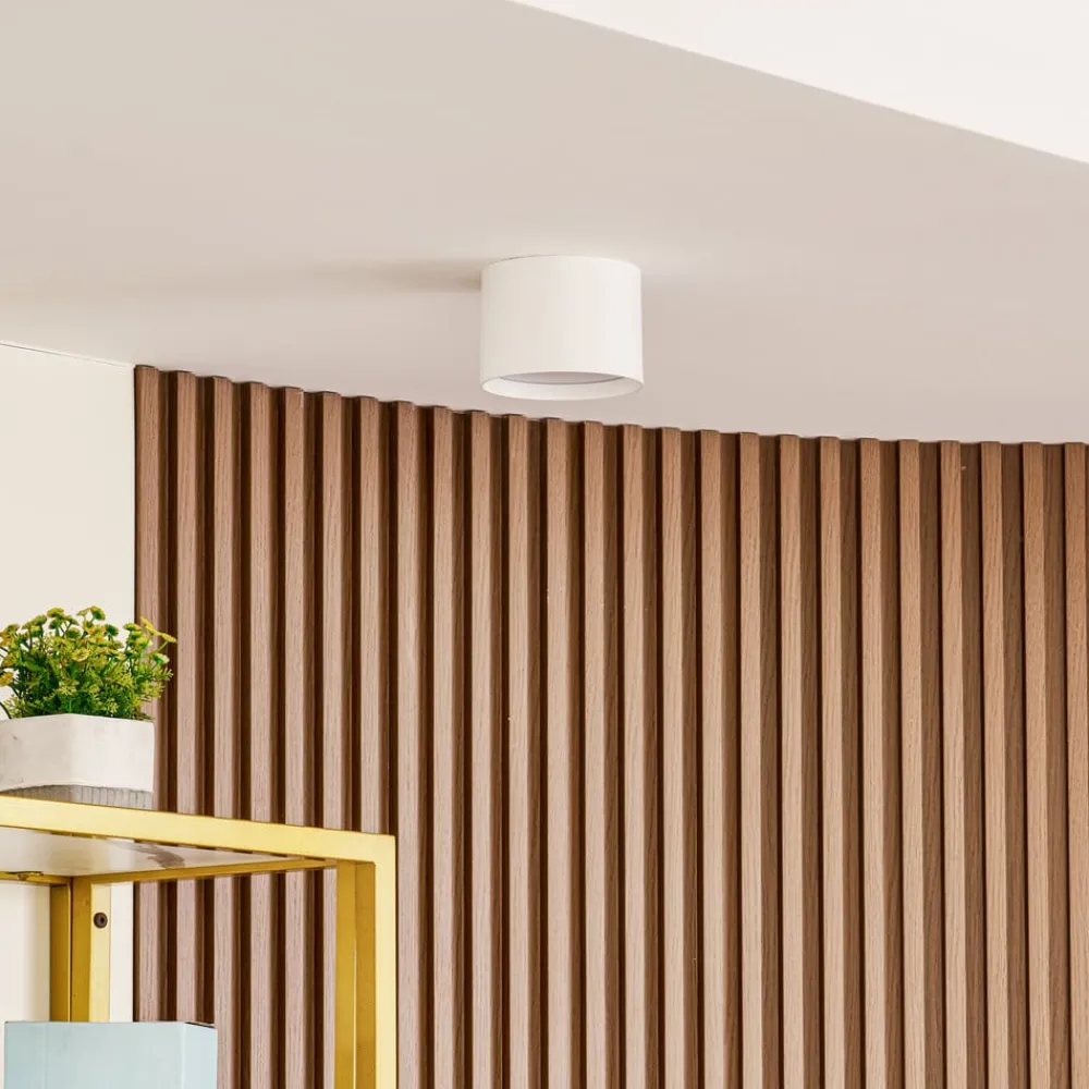 Lindby Loftlamper|Pendellamper > LED-spotlight Nivoria, Ø 12 cm, 15 W, hvid, metal