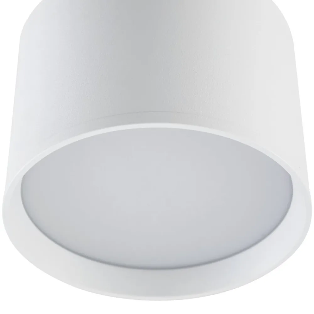 Lindby Loftlamper|Pendellamper > LED-spotlight Nivoria, Ø 12 cm, 15 W, hvid, metal