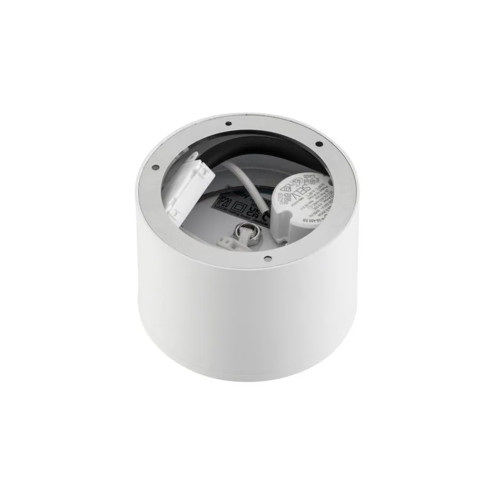 Lindby Loftlamper|Pendellamper > LED-spotlight Nivoria, Ø 12 cm, 15 W, hvid, metal