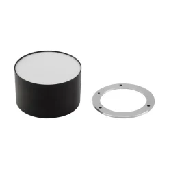Lindby Gang|Loftlamper > LED-spotlight Nivoria, 11 x 7 cm, sort, metal