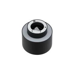 Lindby Gang|Loftlamper > LED-spotlight Nivoria, 11 x 9 cm, sort, metal
