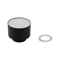 Lindby Gang|Loftlamper > LED-spotlight Nivoria, 11 x 9 cm, sort, metal