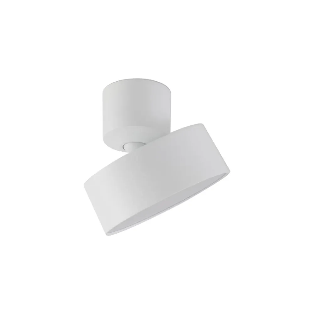 Gang|Loftlamper ^ Lindby LED-spotlight Nivoria, Ø 14 cm, hvid, drejelig