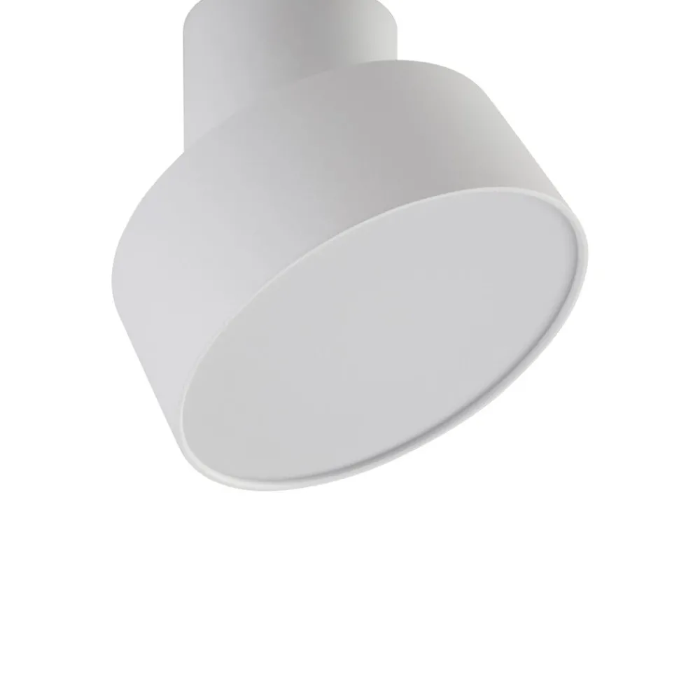 Gang|Loftlamper ^ Lindby LED-spotlight Nivoria, Ø 14 cm, hvid, drejelig