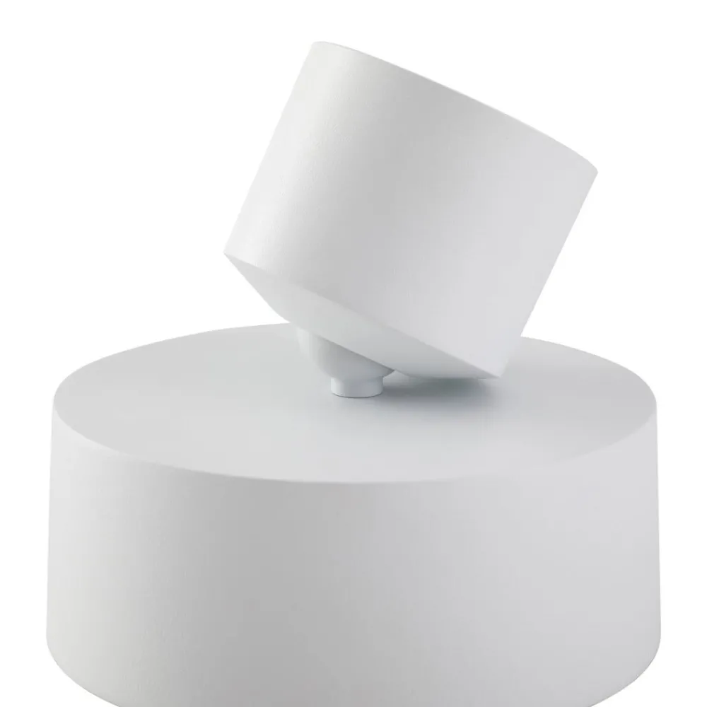 Gang|Loftlamper ^ Lindby LED-spotlight Nivoria, Ø 14 cm, hvid, drejelig