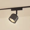 Lindby Skinnesystem > LED-spot 48 V Lumaro, grå, Ø 8,2 cm, aluminium, dæmpbar