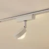 Lindby Skinnesystem > LED-spot 48 V Lumaro, hvid, Ø 7,3 cm, aluminium, dæmpbar