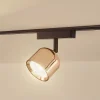 Skinnesystem ^ Lindby LED-spot 48 V Lumaro, rosaguld, Ø 8,2 cm, aluminium, dæmpbar