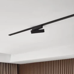 Skinnesystem ^ Lindby LED-strip 48 V Lumaro, sort, 5 W, drejelig, dæmpbar