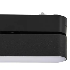 Skinnesystem ^ Lindby LED-strip 48 V Lumaro, sort, 5 W, drejelig, dæmpbar