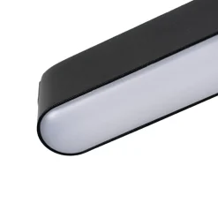 Skinnesystem ^ Lindby LED-strip 48 V Lumaro, sort,5W,plast,dæmpbar