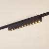 Lindby Skinnesystem > LED-strip 48V Lumaro,sort,12 punkter,2,4cm,dæmpbar