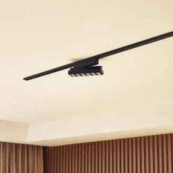 Lindby Skinnesystem > LED-strip 48 V Lumaro, sort, 12 punkter, dæmpbar