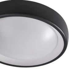 Lindby Udendørs Loftlamper > LED udendørs loftlampe Niniel, sort, Ø 25 cm