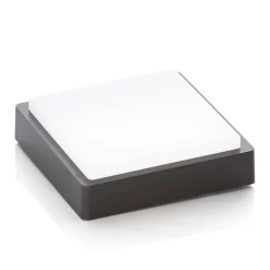 Lindby Udendørs Loftlamper > LED udendørs loftlampe Nermin, 22 cm, IP65, kantet