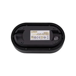 Lindby Udendørs Loftlamper > LED udendørs loftlampe Niniel, sort, 24 x 14 cm