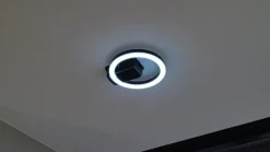 Lindby Udendørs Loftlamper|Terrassebelysning > LED udendørs loftlampe Finian, Ø 22 cm, CCT, dæmpbar