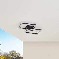Udendørs Loftlamper ^ Lindby LED udendørs loftlampe Finian, 48 cm x 48 cm, CCT dæmpbar