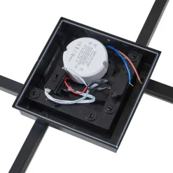 Udendørs Loftlamper ^ Lindby LED udendørs loftlampe Finian, 48 cm x 48 cm, CCT dæmpbar