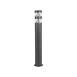 Lindby Gadebelysning > LED-vejlampe Lanea, 60 cm, sort, stål, IP44