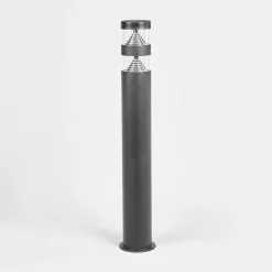 Lindby Gadebelysning > LED-vejlampe Lanea, 60 cm, sort, stål, IP44