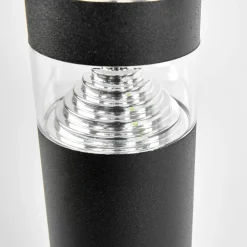 Lindby Gadebelysning > LED-vejlampe Lanea, 60 cm, sort, stål, IP44