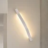 Lindby Gang|Væglamper > LED-væglampe Alvon, sølv, højde 50 cm, metal