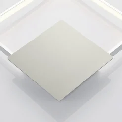 Lindby Gang|Pendellamper > LED-væglampe Anays, 32 cm x 32 cm, krom/klar