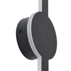 Lindby Gang|Væglamper > LED-væglampe Borian, sort, aluminium, 40 cm