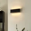 Lindby Gang|Pendellamper > LED-væglampe Ignazia, 28 cm, sort, metal, op/ned