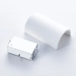 Væglamper|Væglamper ^ Lindby LED-væglampe Jenke, højde 16 cm, hvid, gips