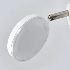 Lindby Pendellamper|Gang > LED-væglampe Milow, hvid, 9,6 cm høj, afbryder