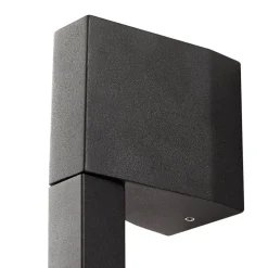 Lindby Terrassebelysning|Væglamper > LED-væglampe Neano, 90 cm, sort, metal, IP54