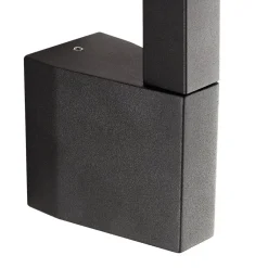 Terrassebelysning|Væglamper ^ Lindby LED-væglampe Neano, 60 cm, sort, metal, IP54