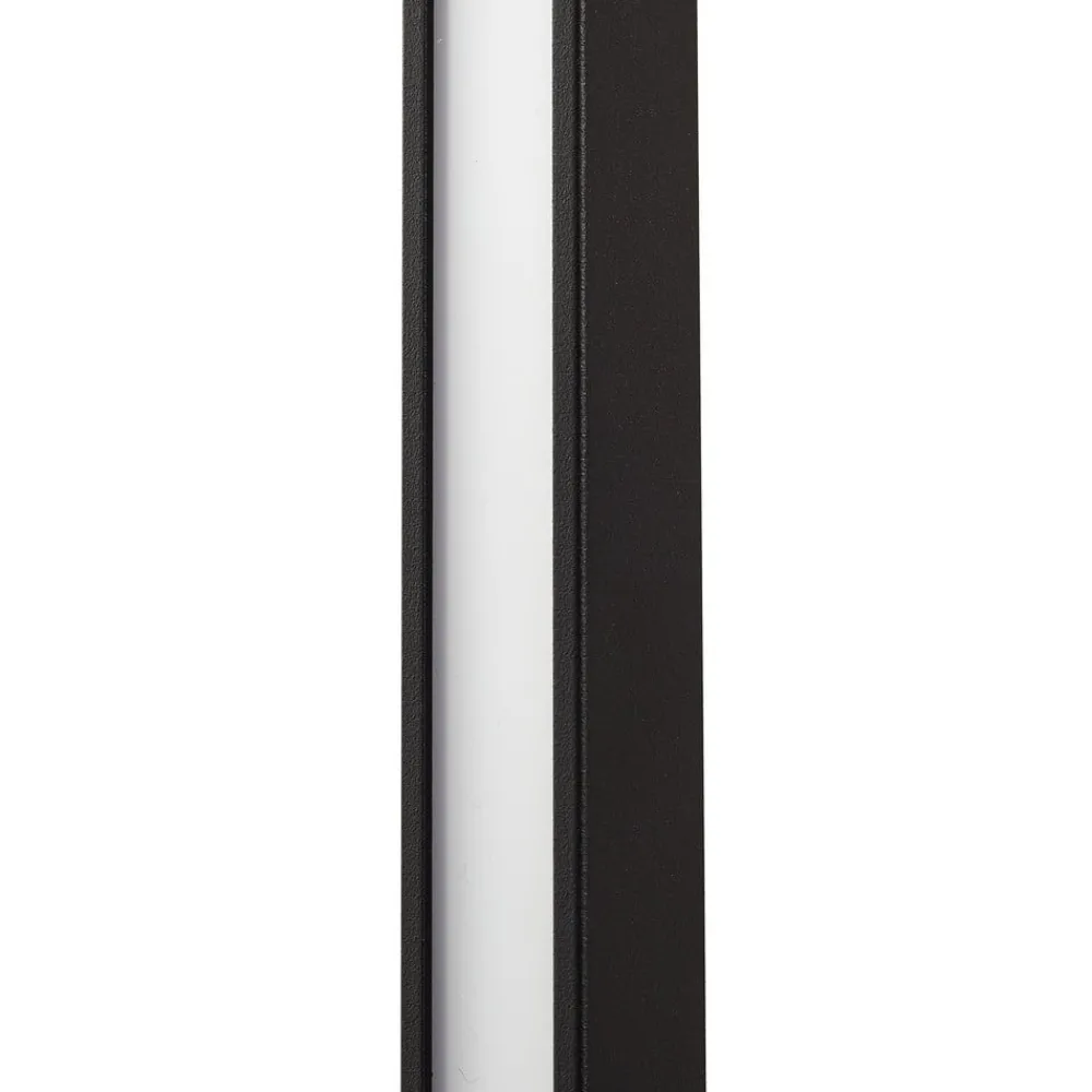 Terrassebelysning|Væglamper ^ Lindby LED-væglampe Neano, 60 cm, sort, metal, IP54
